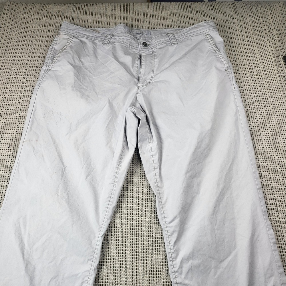 Bogner Pants Mens 40x31 White Chino Relaxed Fit Straight Leg Casual Summer